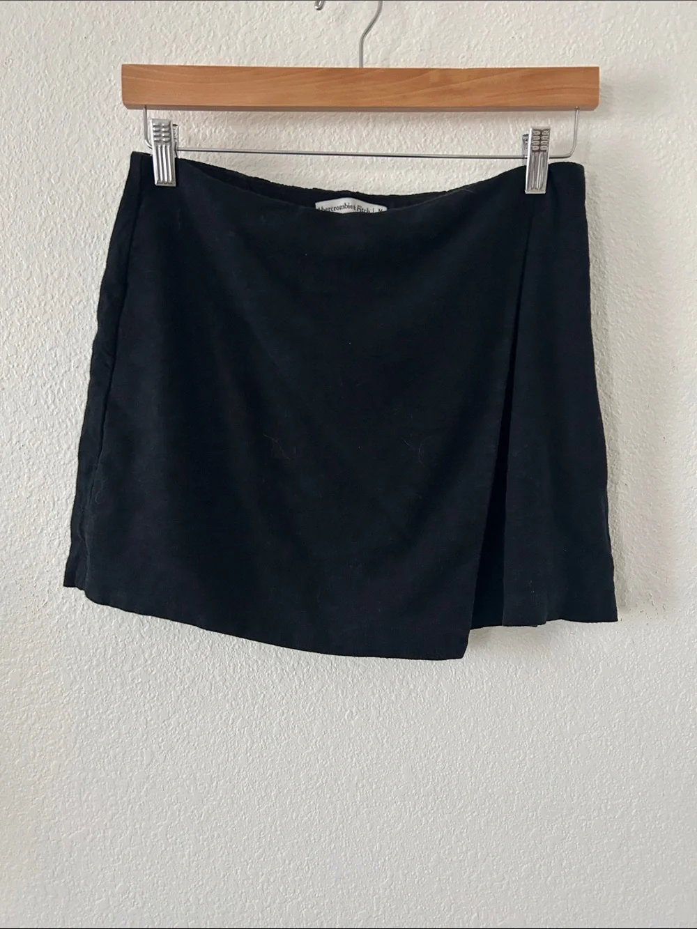 Black Wrap Mini Skort - Picture 1 of 3